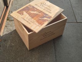Weinkiste 6er leer 34.5x27x20 cm