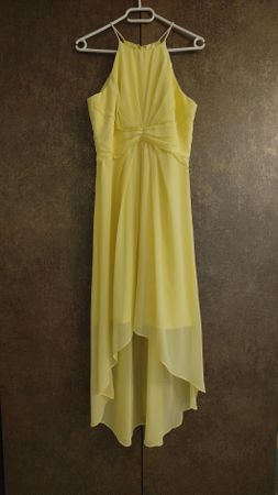 Abendkleid gelb Grösse 36