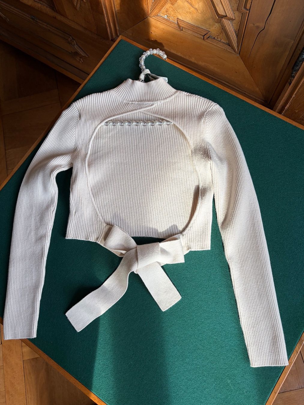 Zara Maglioni & Felpe: Wunderschöner Cropped-Pullover mit offenem Rücken, Größe M – Nuovo (secondo la descrizione) da Interlaken venduto da Bona55 6