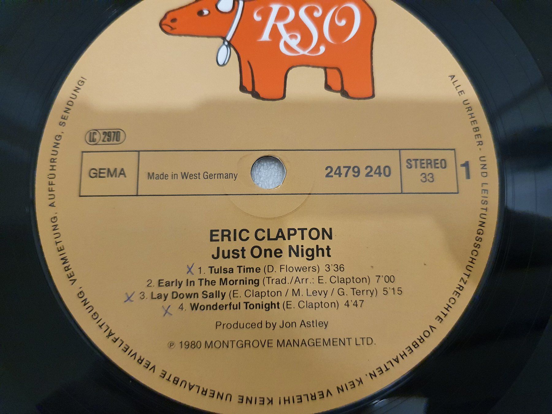 Schallplatten: Eric Clapton – Just One Night / 2 LP`s – Gebraucht aus Uster von Vinyl-Leidenschaft 4