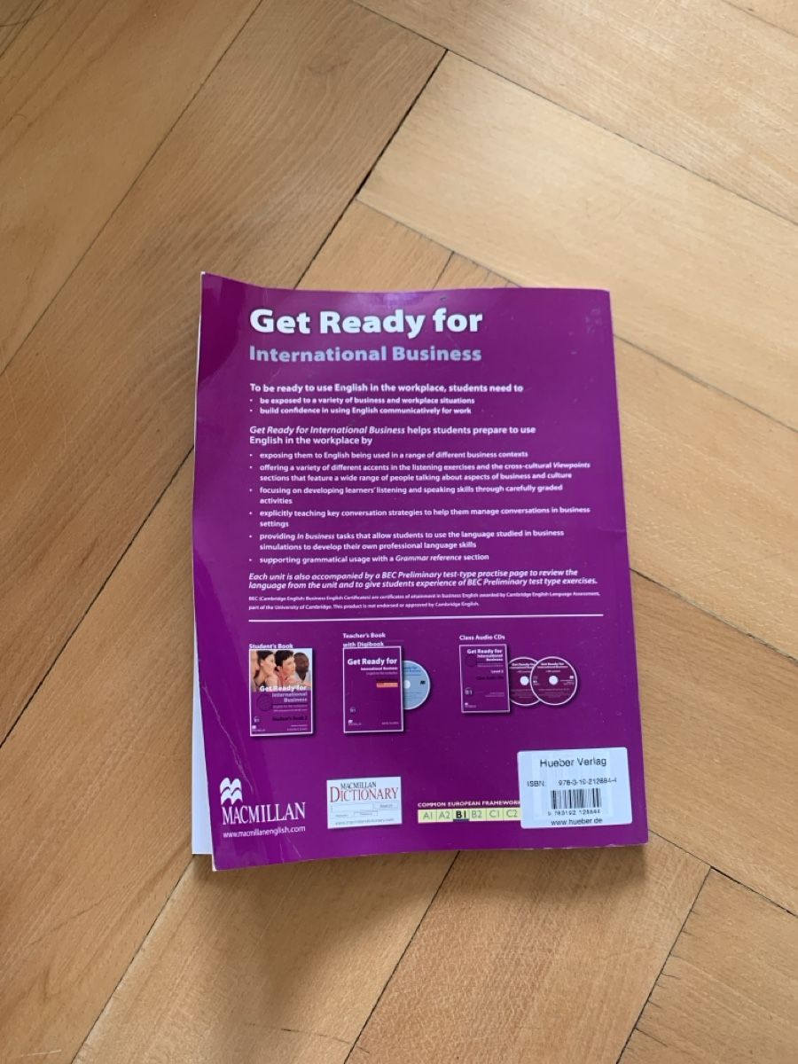 Bücher: Get Ready for International Business Student's Book – Gebraucht aus Zürich von cgi_p6xv 2