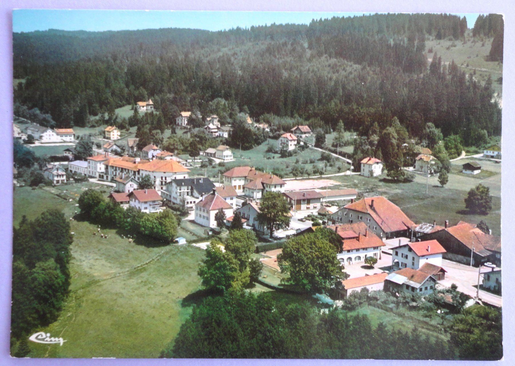 Ansichtskarten: Malbuisson (Doubs) - Vue aérienne – Gebraucht aus Fétigny von Billy2miny
