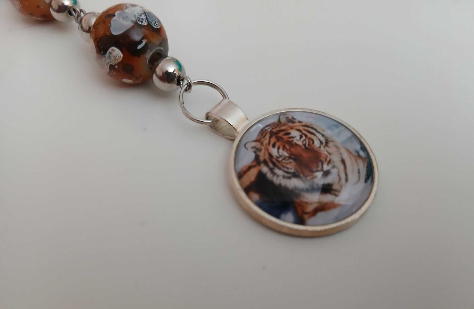 Portachiavi: Schlüsselanhänger Tiger Handarbeit – Nuovo e nell'imballaggio originale da Stansstad venduto da mikamo 1