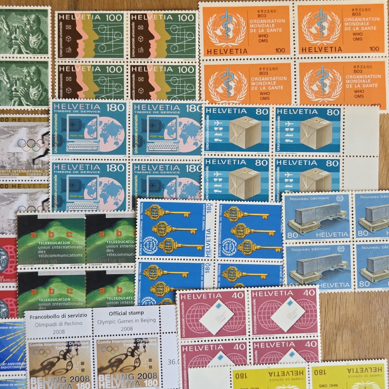 Tutti i francobolli: Briefmarken Postfrisch Wert 84 Fr. – Usato da Stans venduto da Ducati16 3