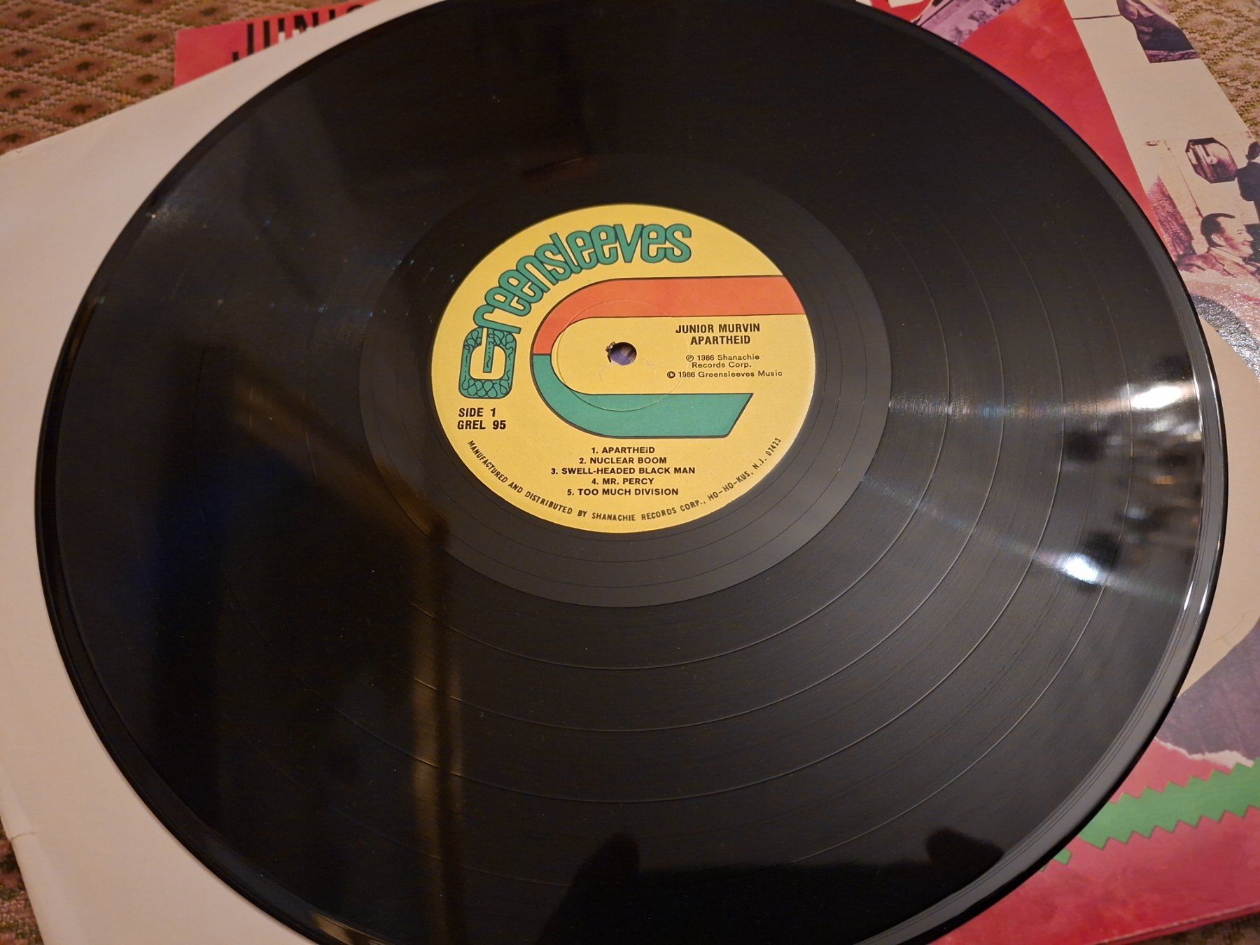 Dischi in vinile: Reggae LP - Junior Murvin - Apartheid - 1986 – Usato da Bernex venduto da Wannabehasbeen01 3