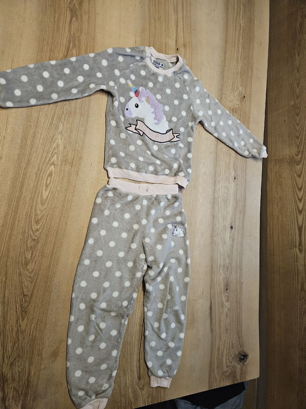 Pigiama & Simili: Mädchen Pyjama Set Grösse 128 Punkte Einhorn – Usato da Danis venduto da and_5kkz