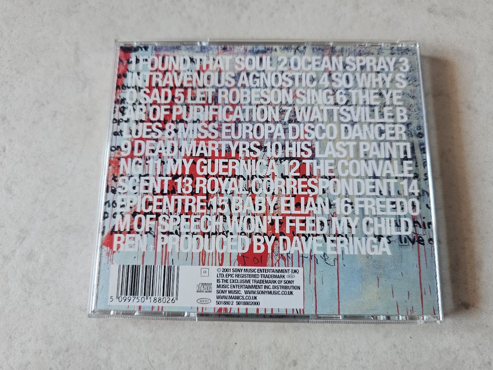 CD: Manic Street Preachers  -  Know Your Enemy – Usato da Schneisingen venduto da backstore24 1