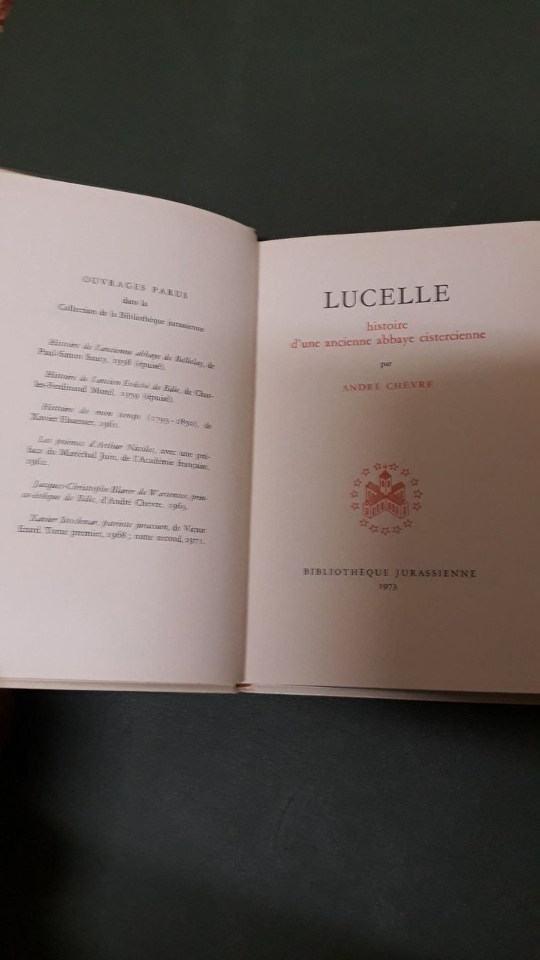 Libri: Histoire de Lucelle – Usato da Courrendlin venduto da Minus78 1