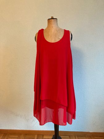 Tunique rouge taille L