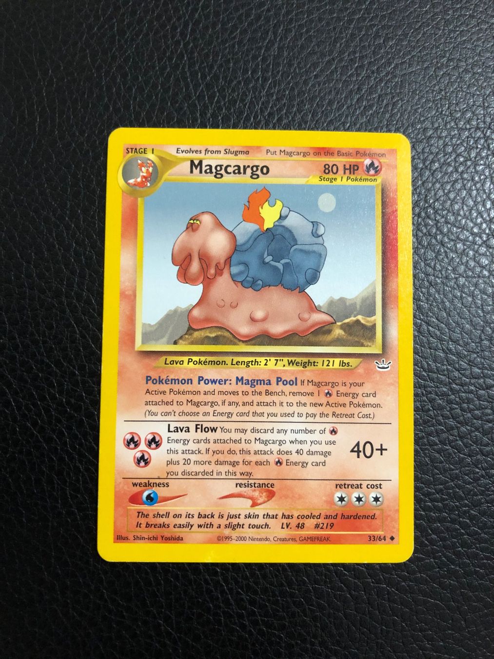Pokémon Sammelbilder & Trading cards: Neo Revelation Magcargo 33/64 Ab 1 – Gebraucht aus Paradiso von Pkmn10