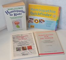 4 Bücher HOMÖOPATHIE speziell auch für KINDER und Familie