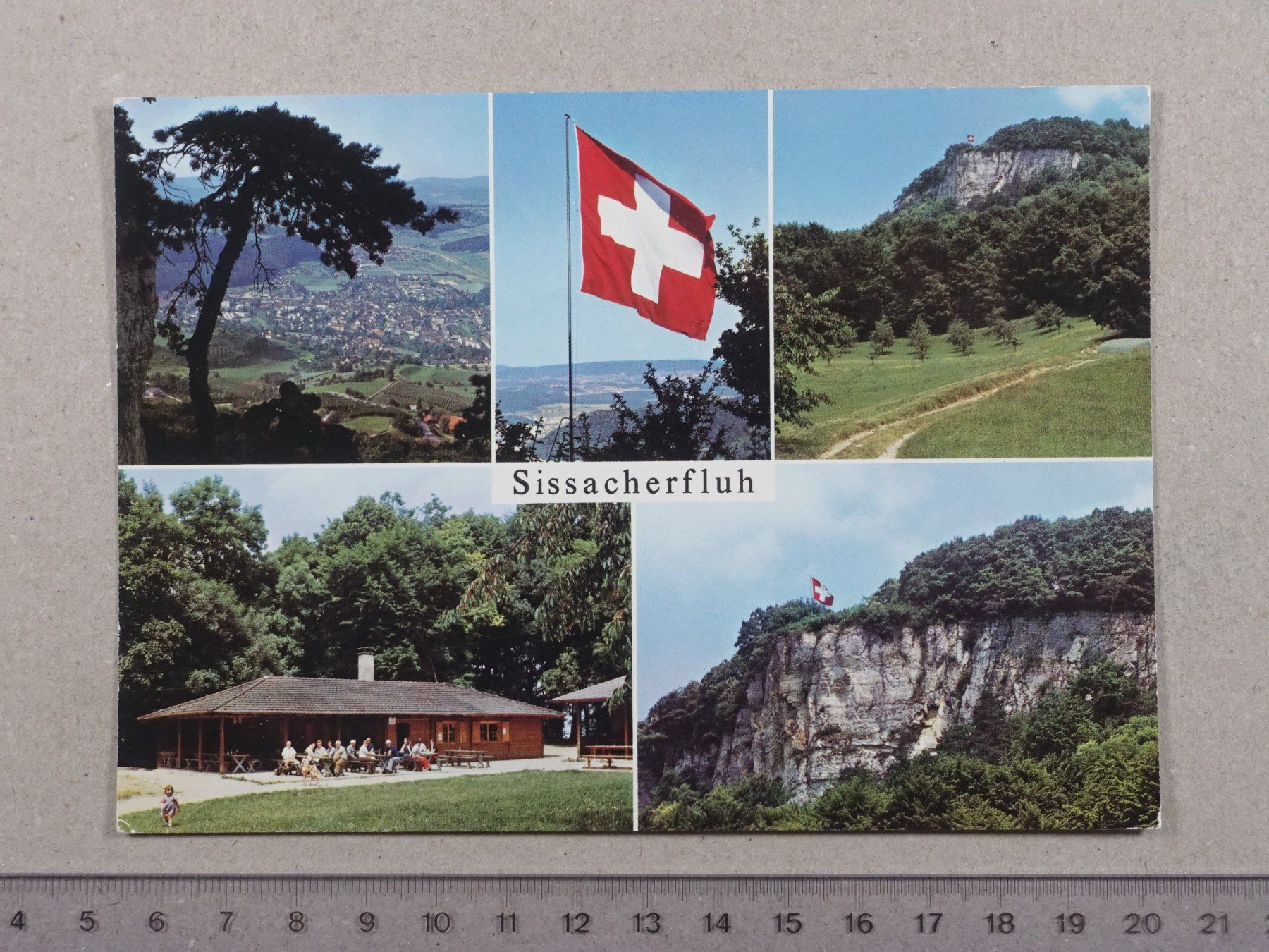 Cartoline postali: Restaurant Sissacherfluh, Basel-Landschschaft, Sissach – Usato da Lenzburg venduto da fh1