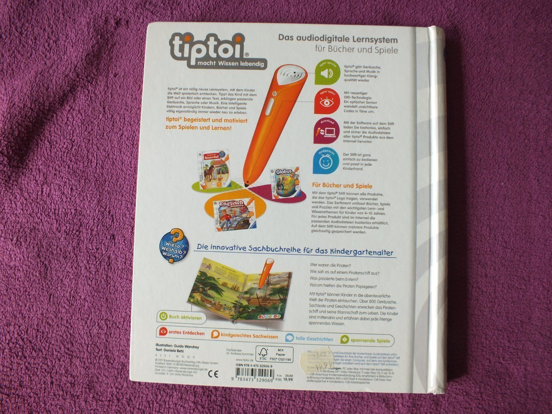 Libri: tiptoi Buch - " Entdecke die Piraten " – Usato da Müllheim Dorf venduto da Seeeule01 9