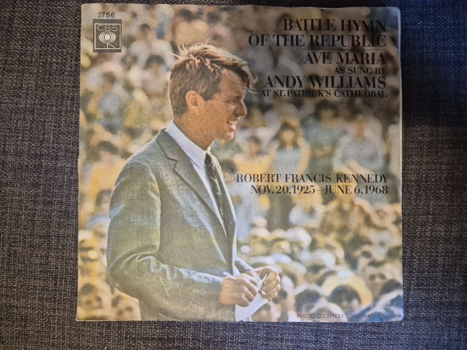 Dischi in vinile: Vinyl Single Andy Williams Robert Kennedy  – Usato da Binningen venduto da rom_9ls7