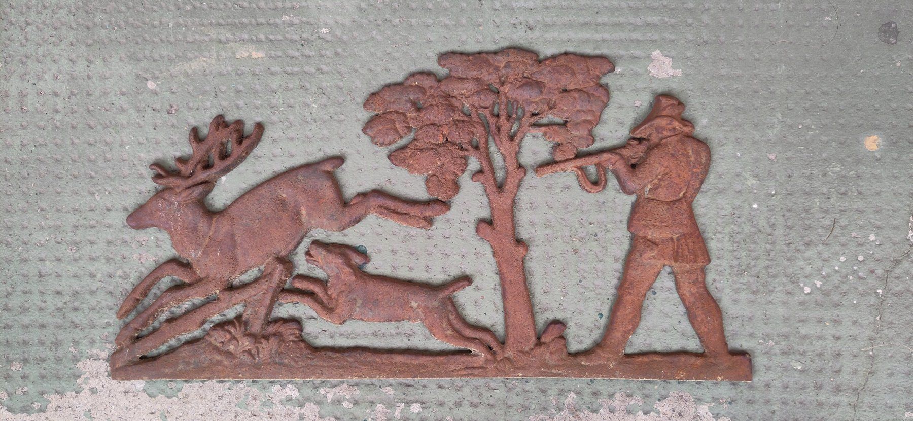Toutes les décorations: Plaque décorative scène de chasse – D'occasion à Genève par clairedupraz