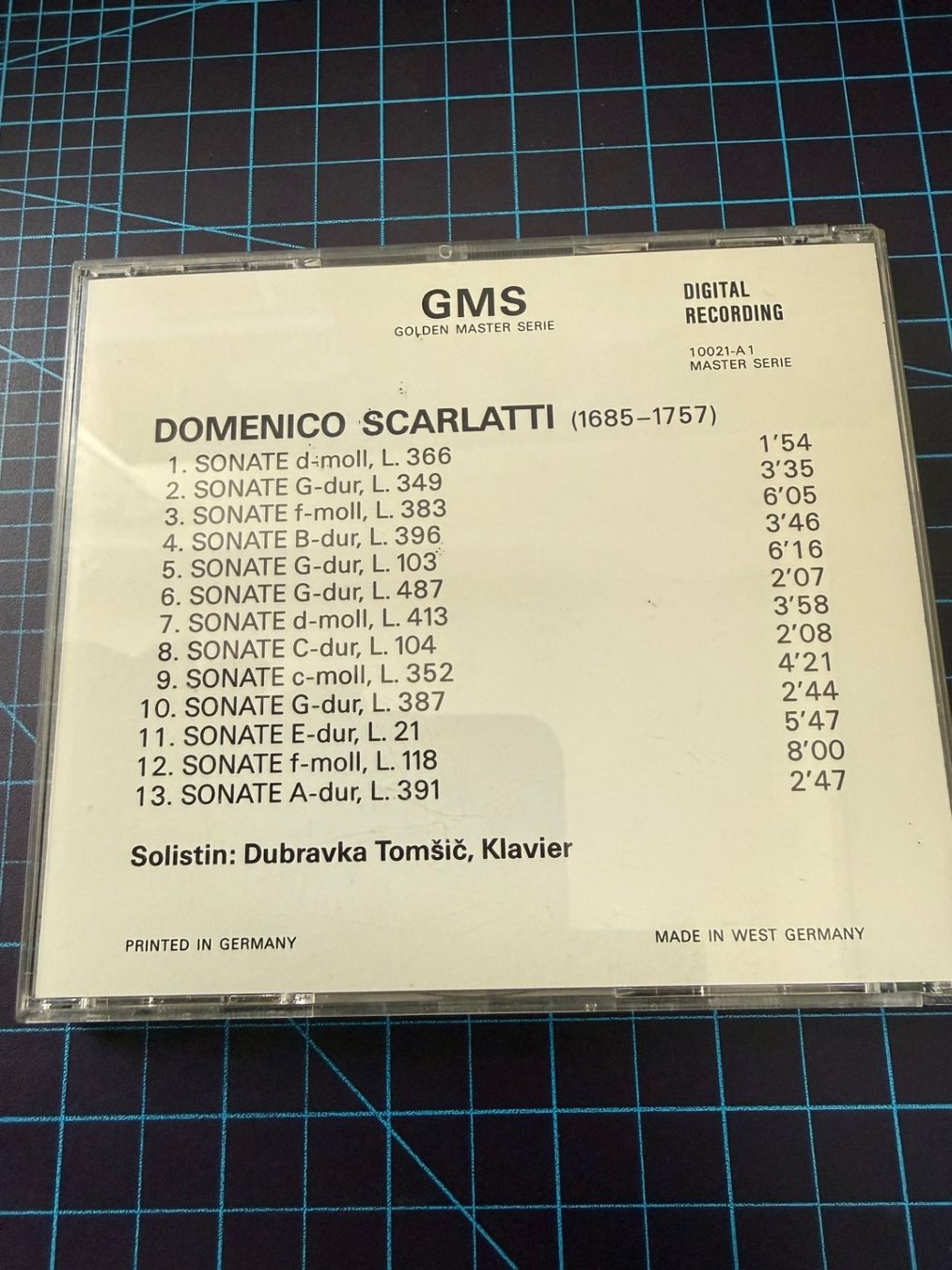 CD: Scarlatti – Usato da Clarens venduto da Surcouf91 1