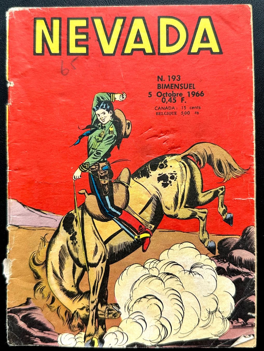 Fumetti: Nevada No. 193  5.10.1966 Canada 15 Cent – Usato da Seltisberg venduto da quadartswiss