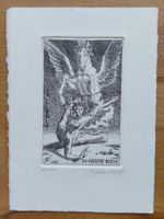 Exlibris Herbert Salzwedel - Original Radierung signiert