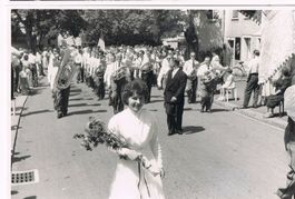 An unbekanntem Musikfest im Kt. Solothurn, 2 Fotokarten