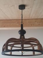 Holz Hängelampe Handfertigung Vintage Design
