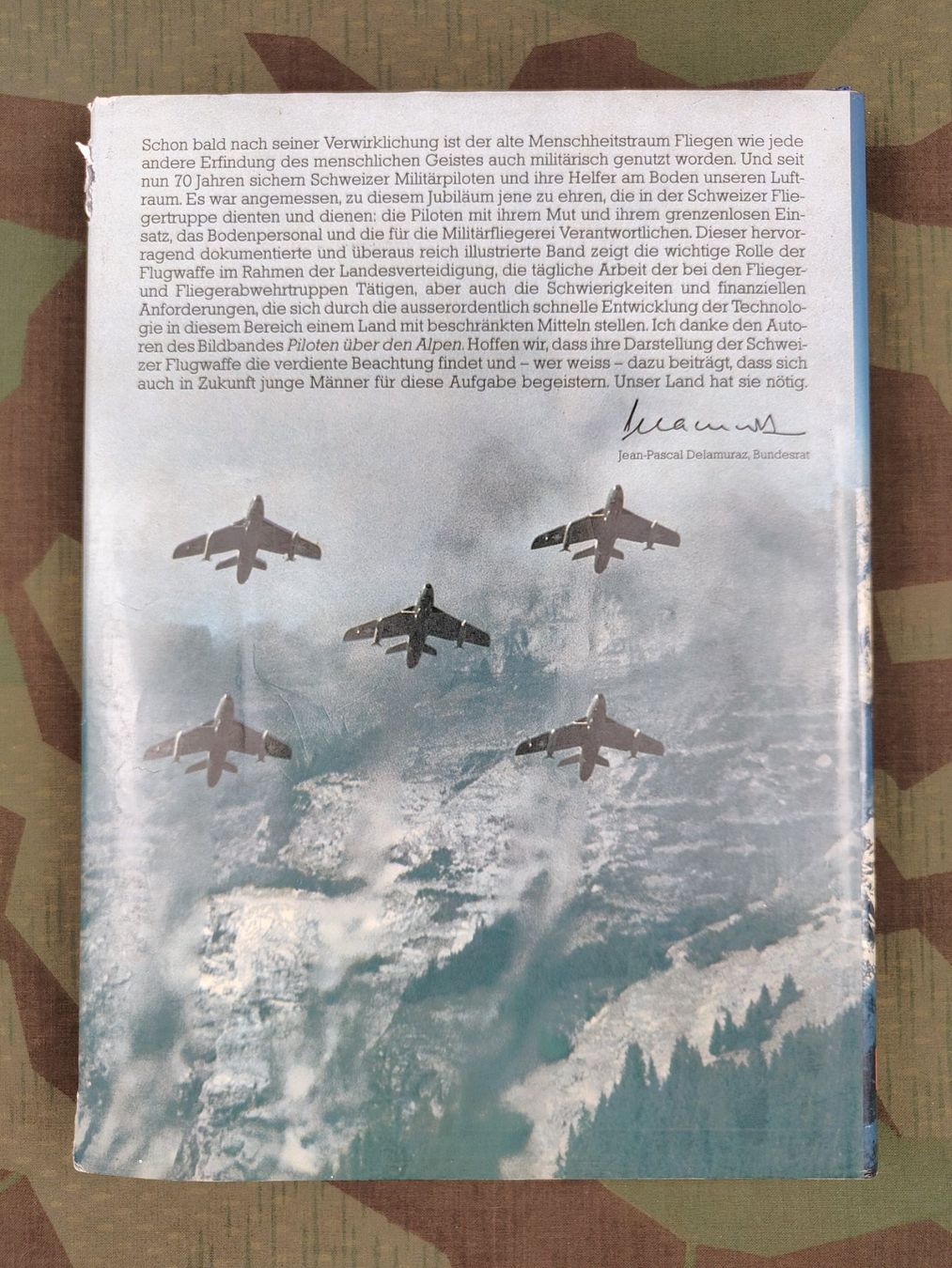 Schweizer Armee Uniformi: Buch Piloten über den Alpen – Usato da Bauma venduto da SwissMilitaria 1