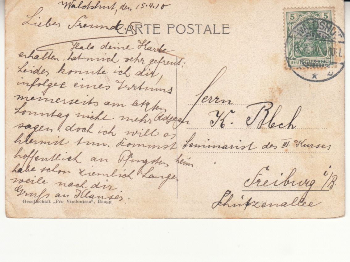 Cartoline postali: Windisch Vindonissa Bärlisgrueb 1910 – Usato da Bürglen TG venduto da StampGraf 1