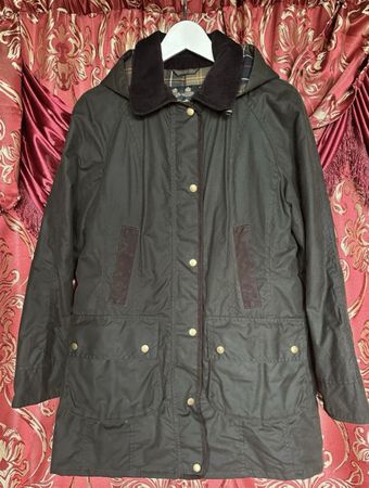 Barbour Bower Mantel jägergrün 38 neu