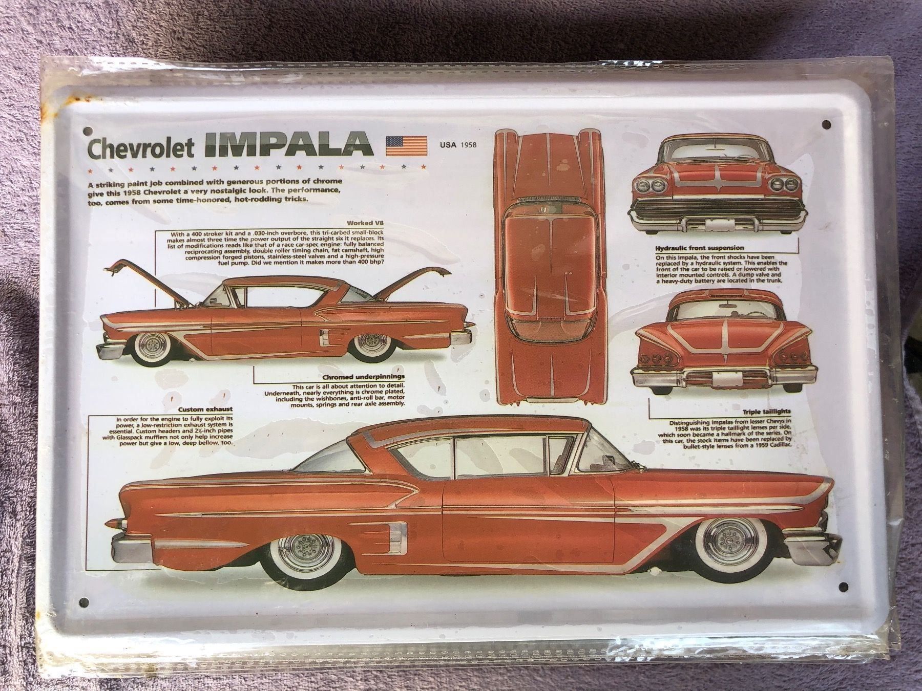 Insegne: Chevrolet Impala gm Oldtimer classic v8 – Nuovo (secondo la descrizione) da Reinach AG venduto da rares75