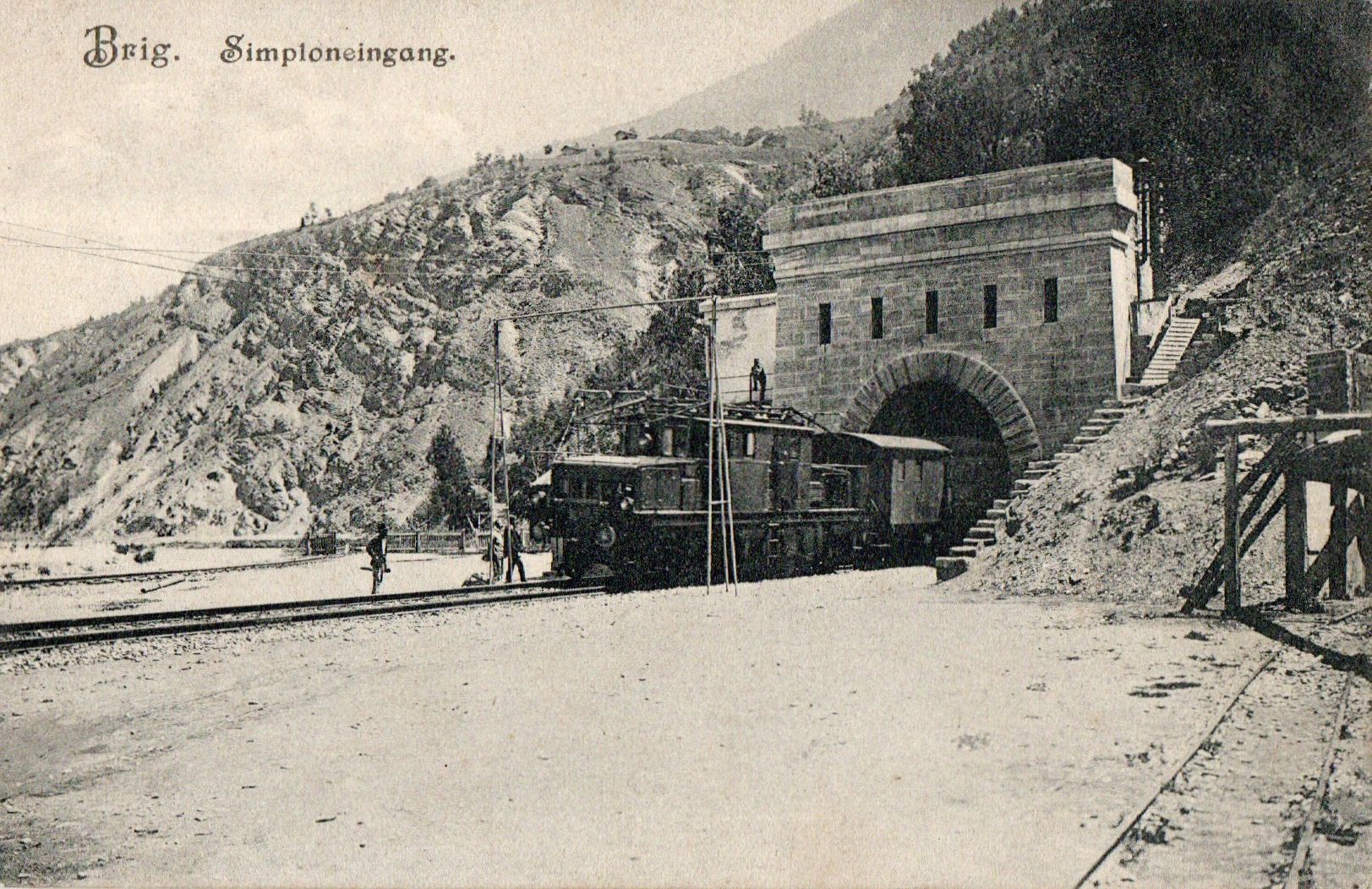 Ansichtskarten: Brig - Simploneingang – Neu (gemäss Beschreibung) aus Melano von pisonsdro