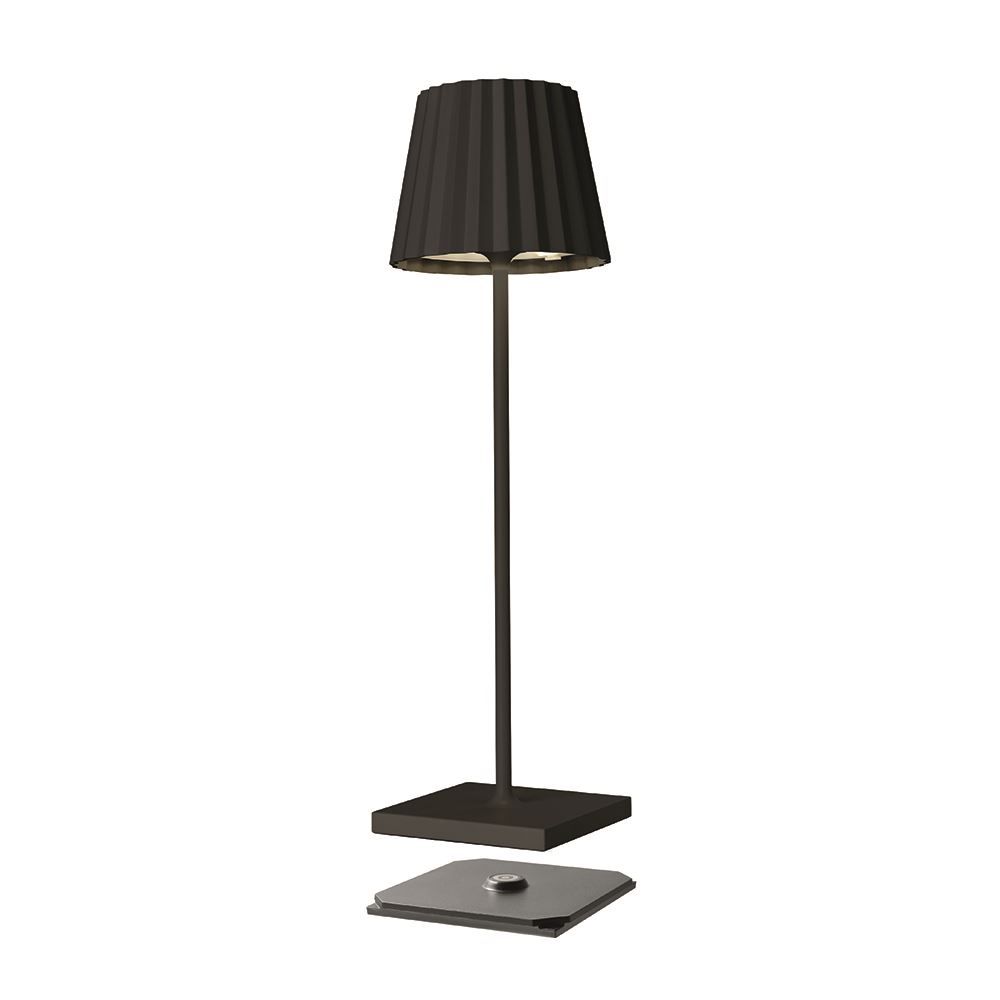 Lampade: Aussen Tischleuchte, IP54, Schwarz, Akku – Nuovo (secondo la descrizione) da Kreuzlingen venduto da Smart-Light