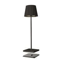 Aussen Tischleuchte, IP54, Schwarz, Akku