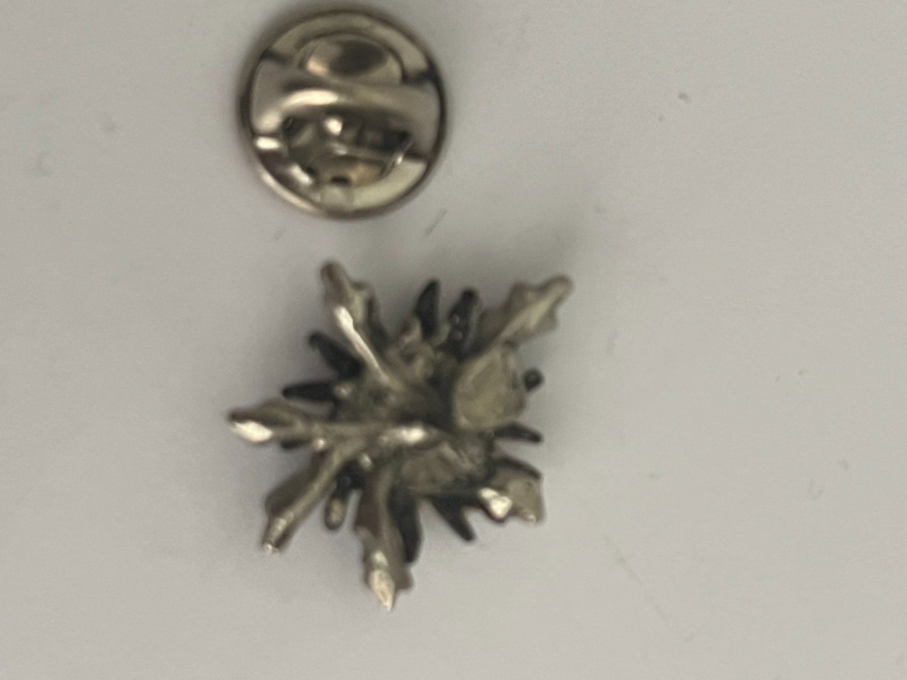 Edelweiss Placchette & Badge: Pin Edelweiss Metall – Usato da Dietikon venduto da sch_w2tw 1