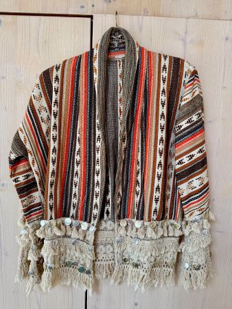 Strickjacke Ethno Muster Ibiza Neu