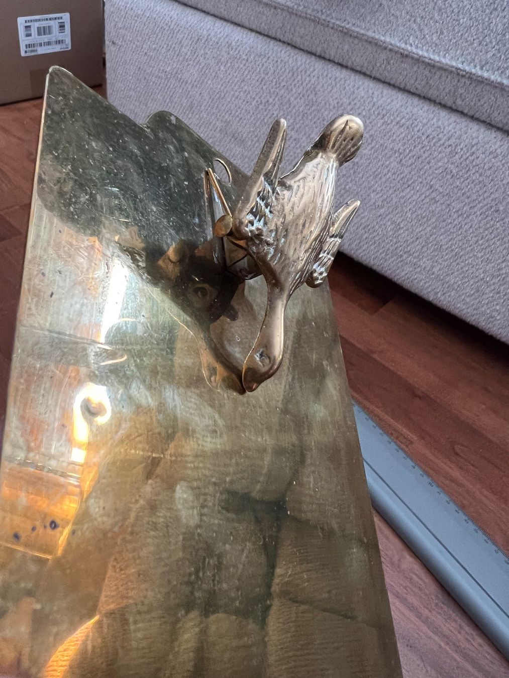 Tutte le decorazioni: Klemmbrett mit Vogelmotiv Messing Breite 23cm – Usato da Jona venduto da Sariksa 3