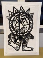 Lithos Hand signiert Bild 