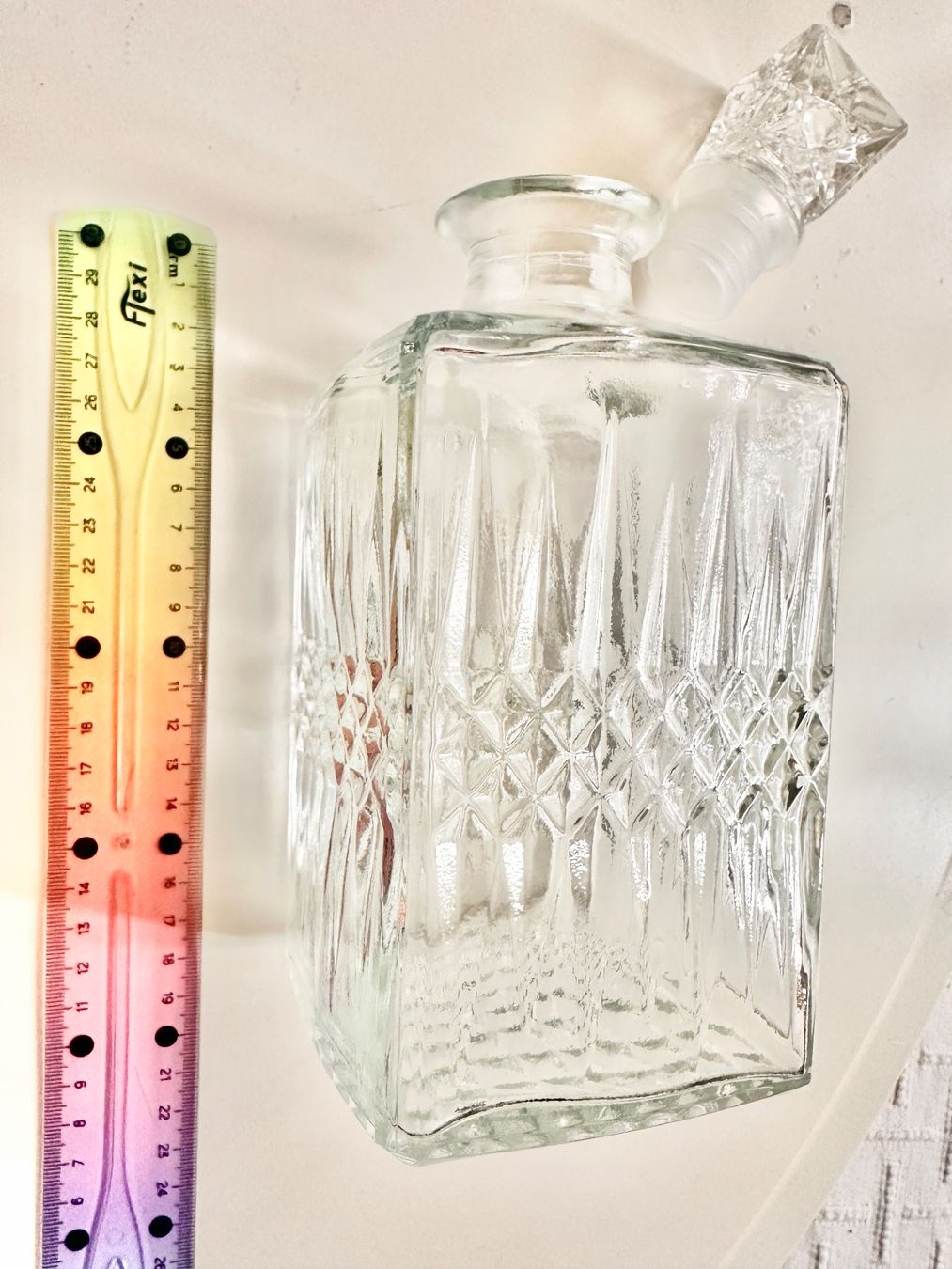Caraffe: Vintage-Whisky-Dekanter Glas Karaffe – Usato da Vaduz venduto da valeole 2