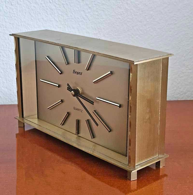 Orologi da terra & Orologi da parete: Tisch- / Kaminuhr Vintage "FIGES" – Usato da Zug venduto da urzeit 4