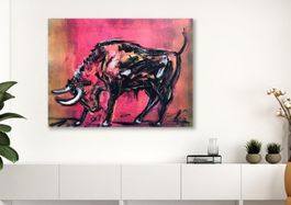 Toro Stier Moderne Kunst Bild Expressionismus Stefan Bammert