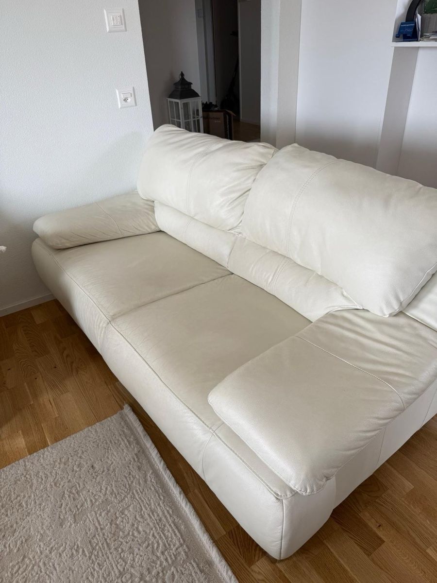Conforama Divani: Ecksofa Leder weiss gebraucht – Usato da Zuchwil venduto da dar_py9z 4