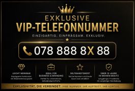 Exklusive VIP-Telefonnummer zu verkaufen