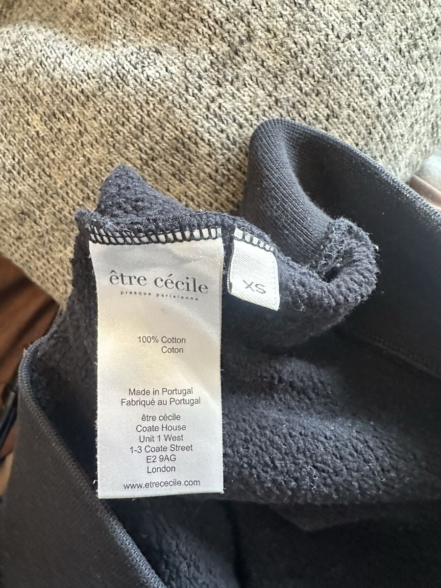 Maglioni & Felpe: être cécile Black Cotton Hoodie – Usato da Zürich venduto da juz_2t2j 5