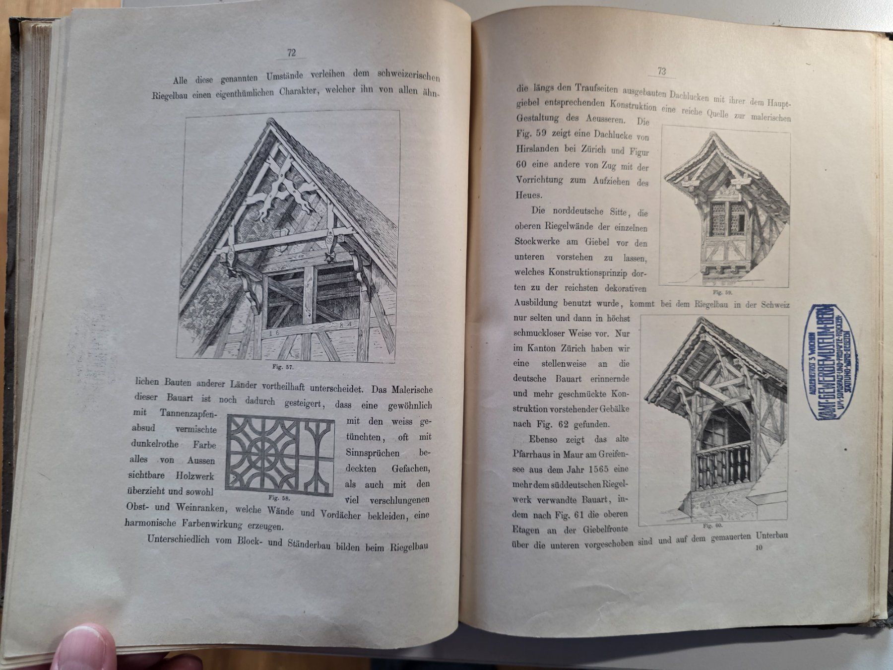 Libri: Holz Architectur der Schweiz - 1885 - E. G. Gladbach – Usato da Walterswil BE venduto da Lonitti 1
