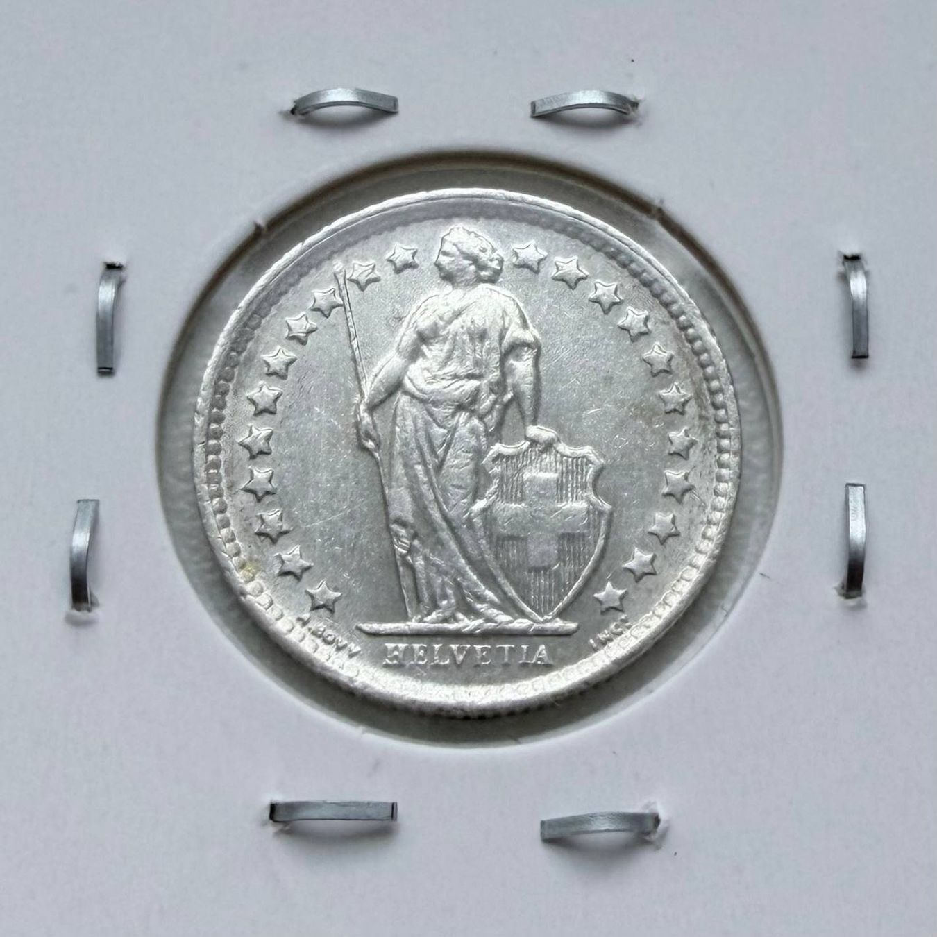 Alle Münzen: 1/2 Franken 1963 B Schweiz Silber – Gebraucht aus Sissach von Valeriika