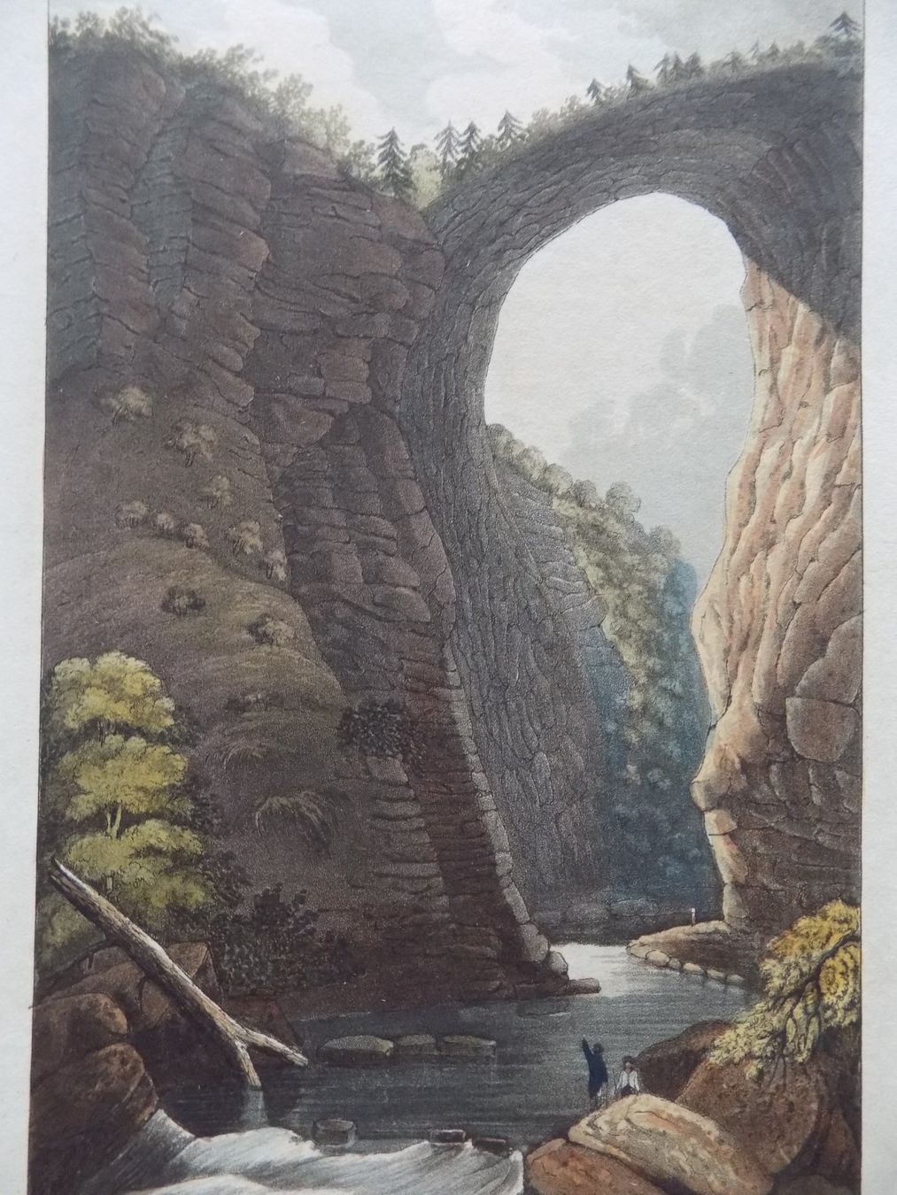 Incisioni: Natural Bridge Kupferstich – Usato da Risch venduto da Antikfee 3