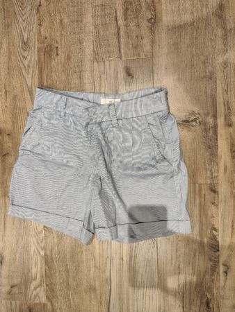 Leichte Sommer Shorts Gr. 36 blau/weiss gestreift