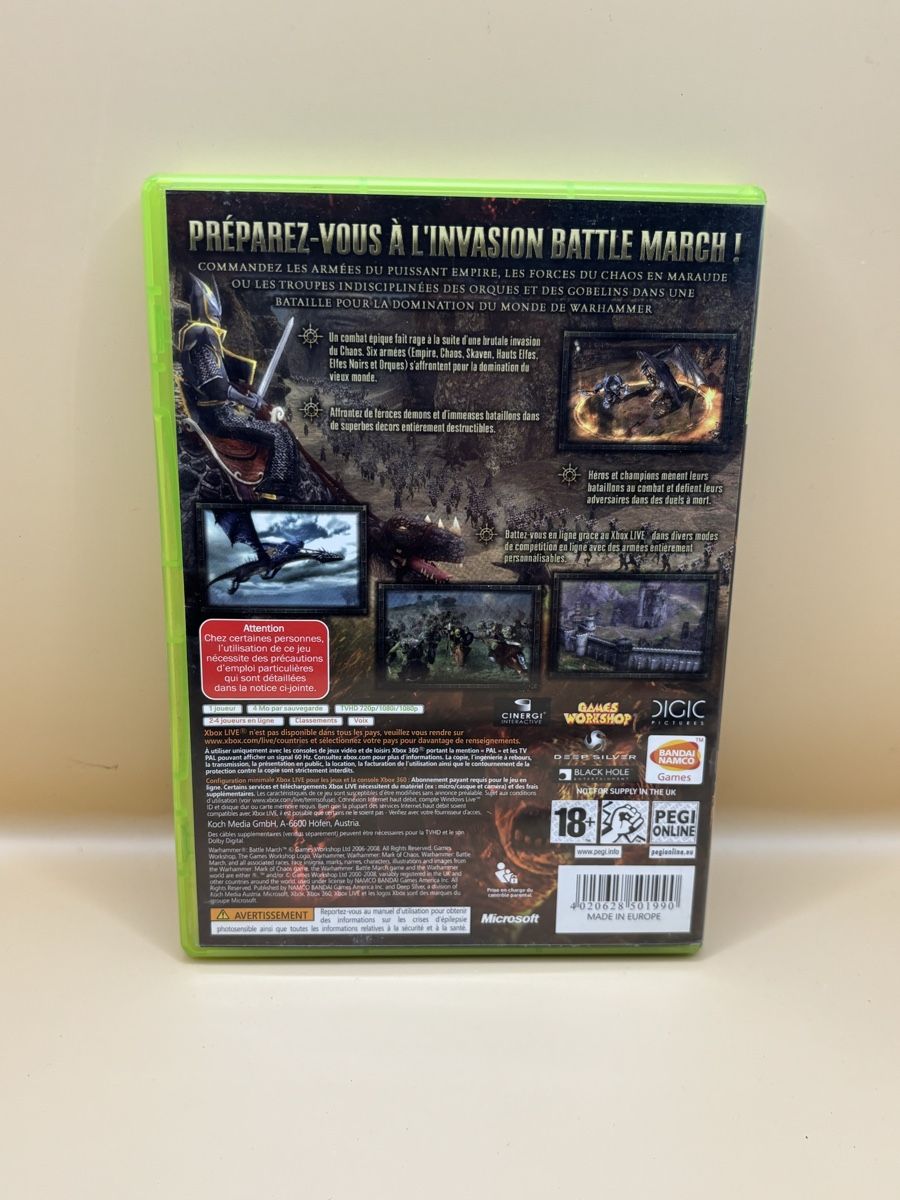 Giochi: Warhammer Battle March - Xbox 360 – Usato da Genève venduto da sho_67qj 1