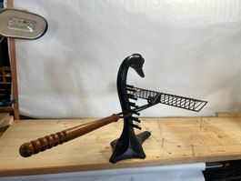 Grille à viande de luxe et son support pour cheminée!