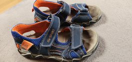 S-Sport Jungen Sandalen Gr. 32 blau/orange Sommerschuhe