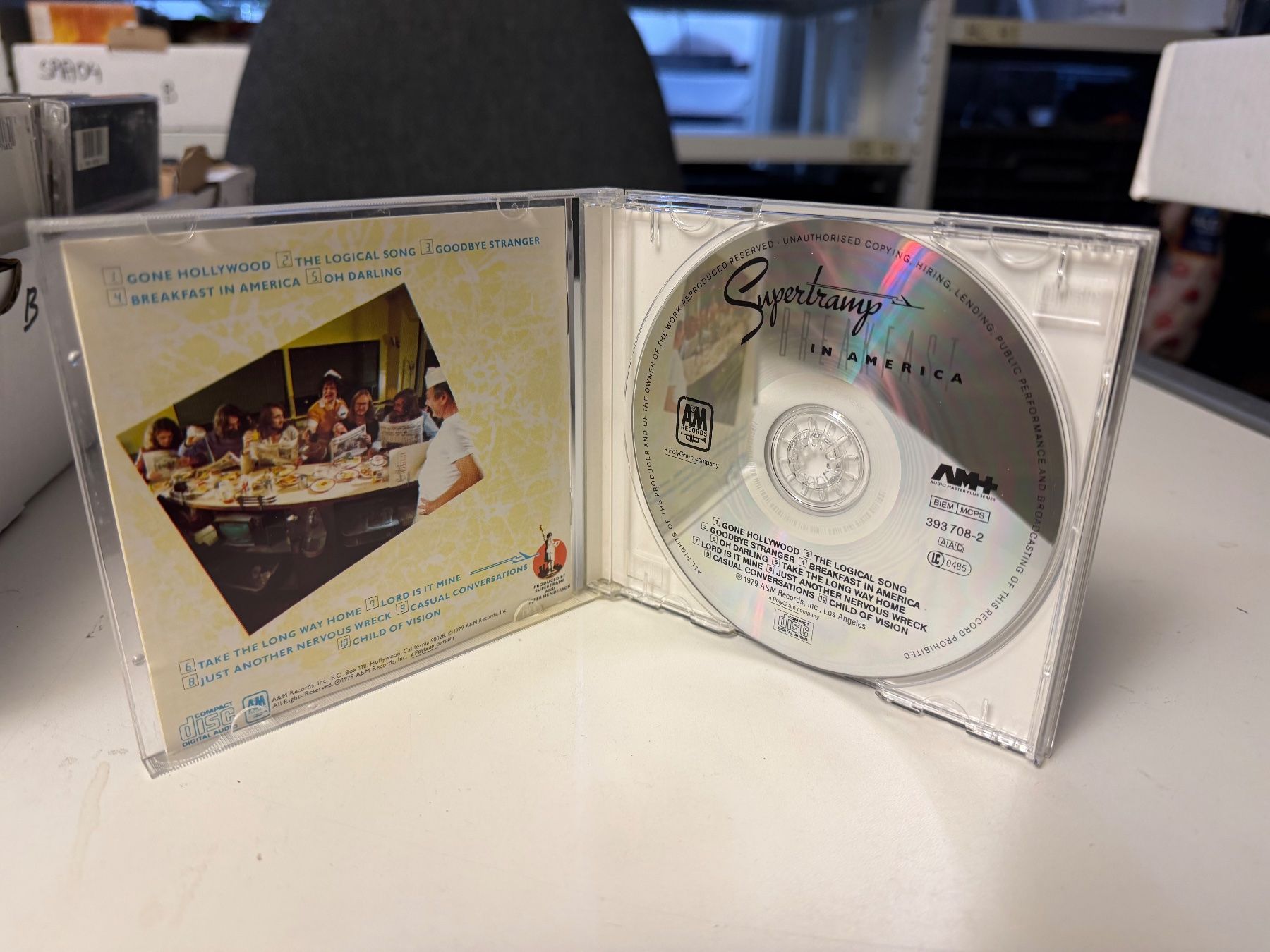 CD: Supertramp - Breakfast In America - HB21D – Usato da Küsnacht ZH venduto da Jazztilldawn 2