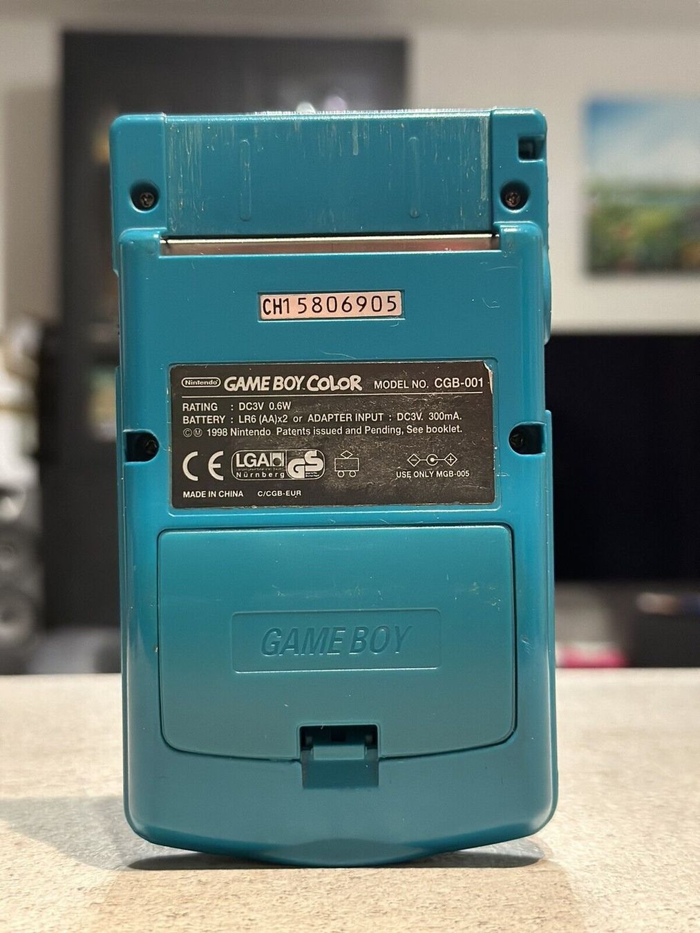 Nintendo Konsolen: Console de jeu Nintendo GameBoy color bleu turquoise – Gebraucht aus Ambilly von  1